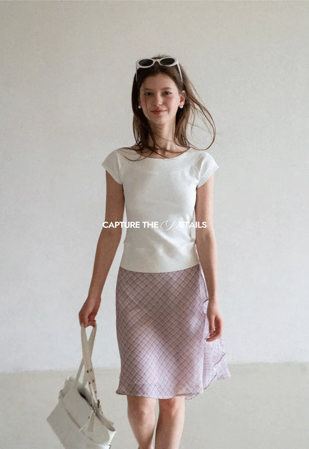Square Neck Cap Sleeve Knit Top