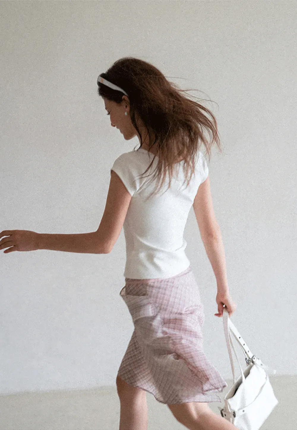 Square Neck Cap Sleeve Knit Top