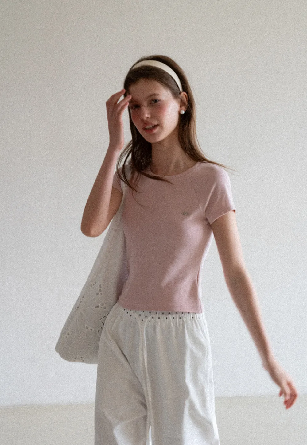 Slim Fit Round Neck Short Sleeve Tshirt