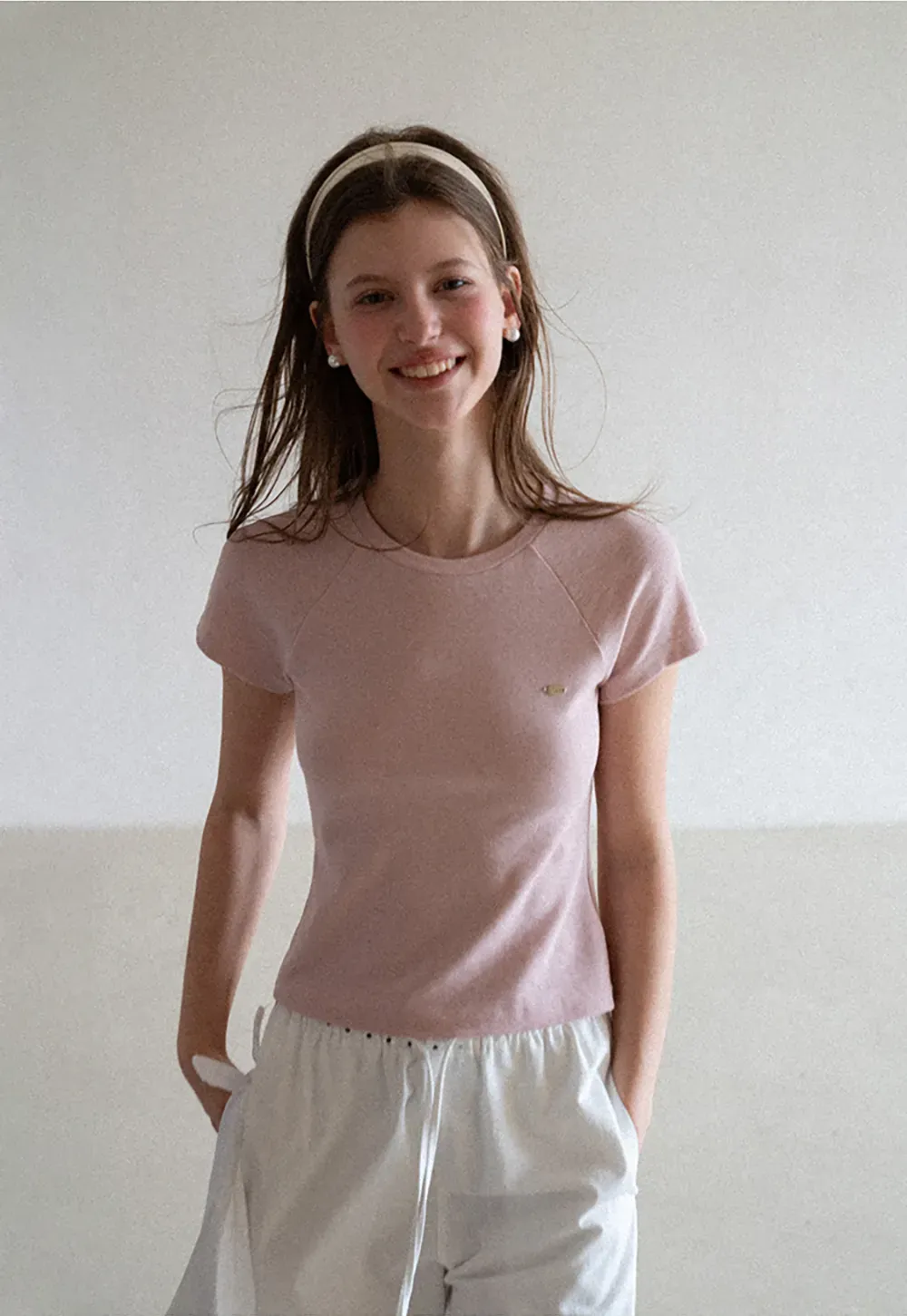 Slim Fit Round Neck Short Sleeve Tshirt