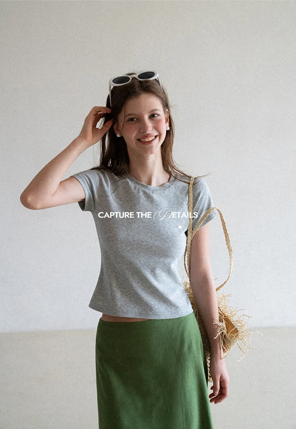 Slim Fit Round Neck Short Sleeve Tshirt