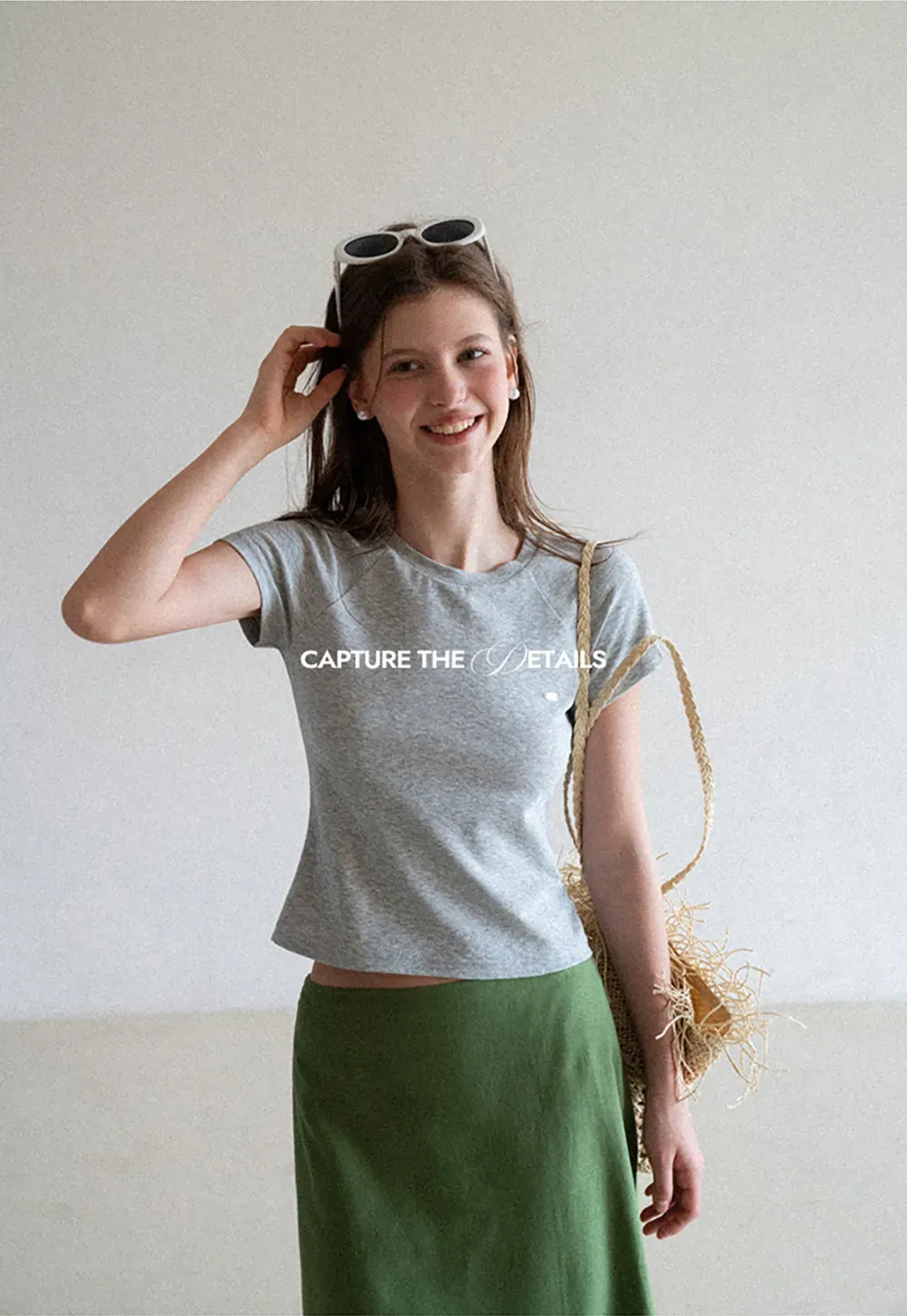Slim Fit Round Neck Short Sleeve Tshirt