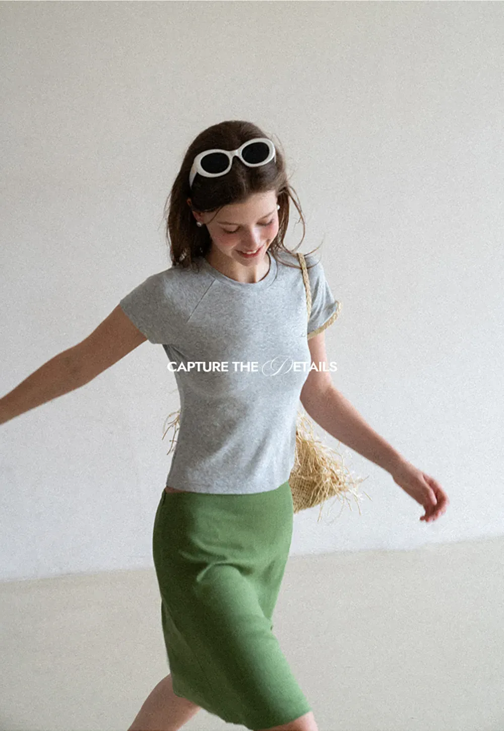 Slim Fit Round Neck Short Sleeve Tshirt