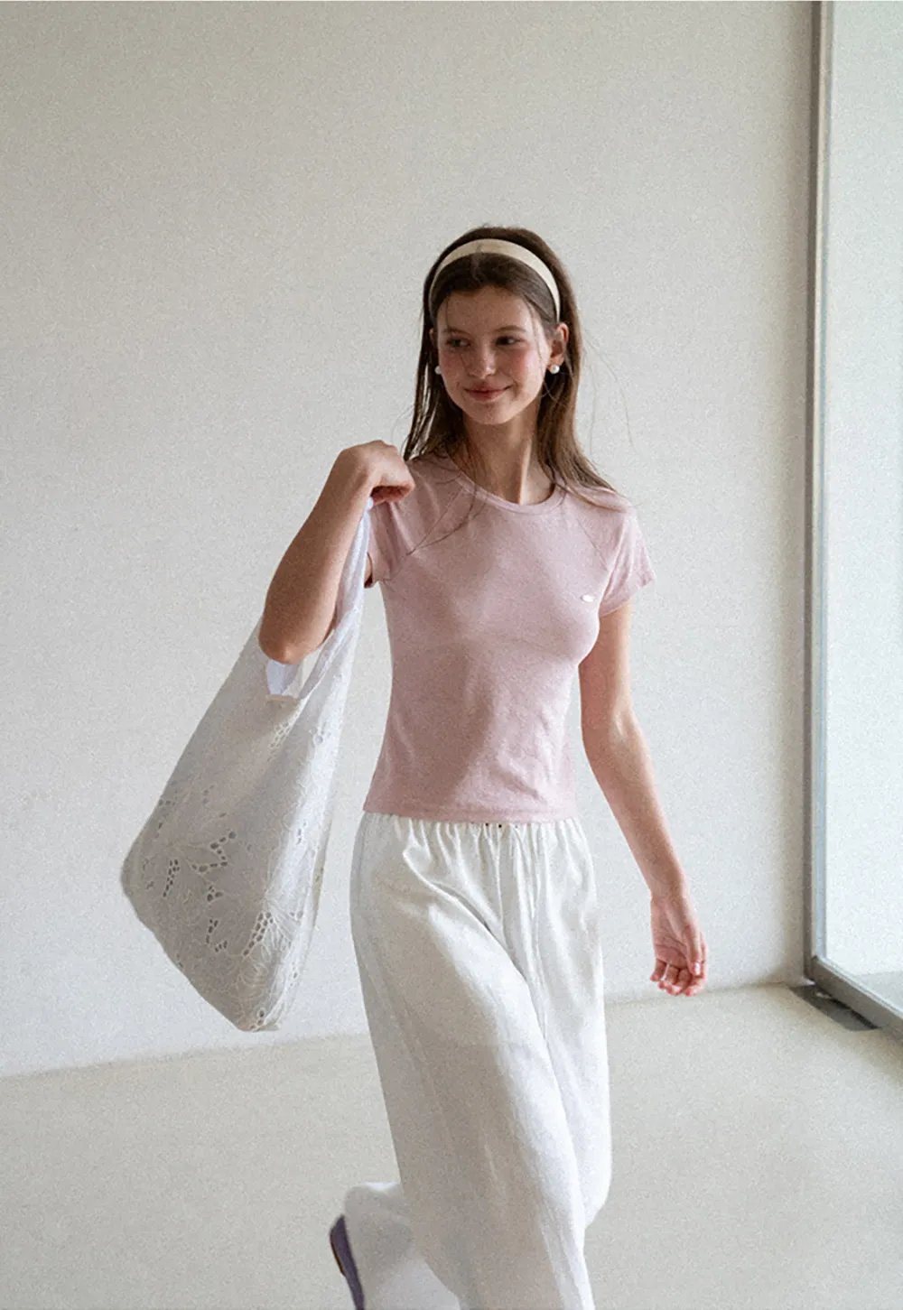 Slim Fit Round Neck Short Sleeve Tshirt