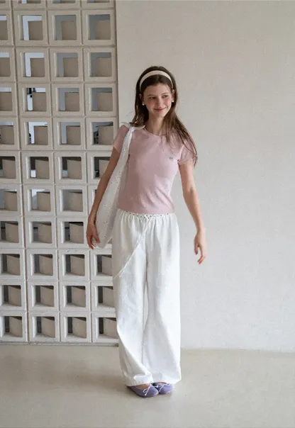 Slim Fit Round Neck Short Sleeve Tshirt