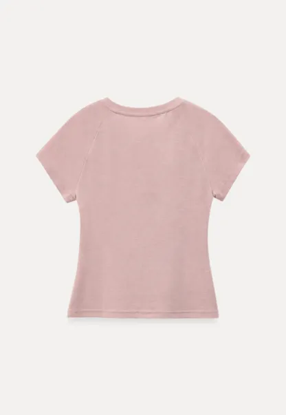 Slim Fit Round Neck Short Sleeve Tshirt