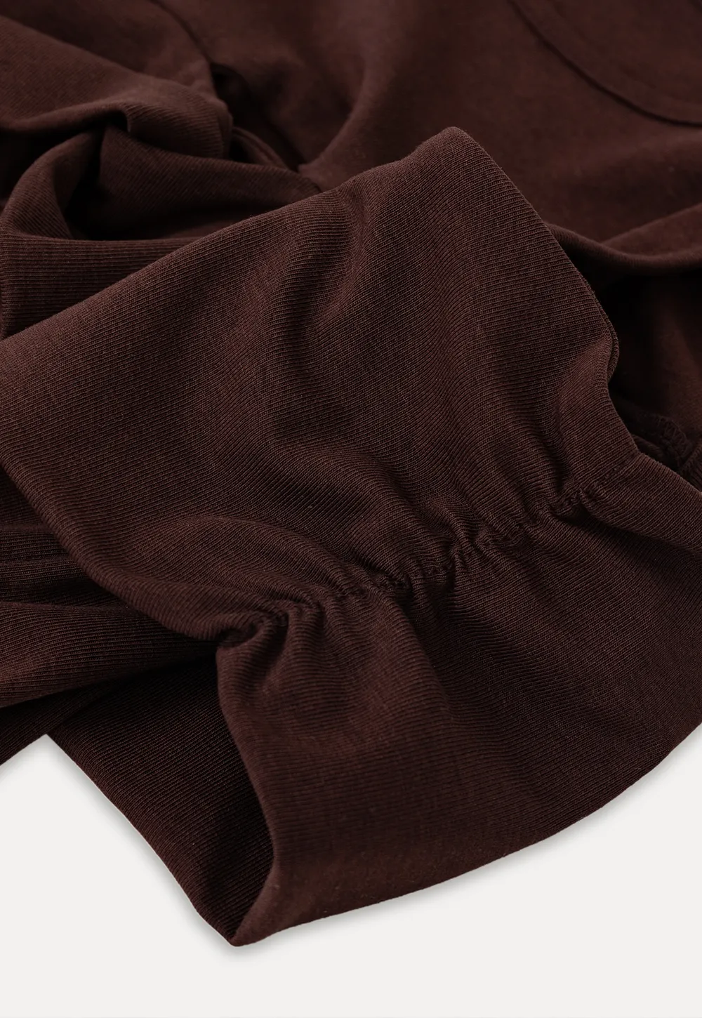 Off Shoulder Twist Front Knit Tshirt