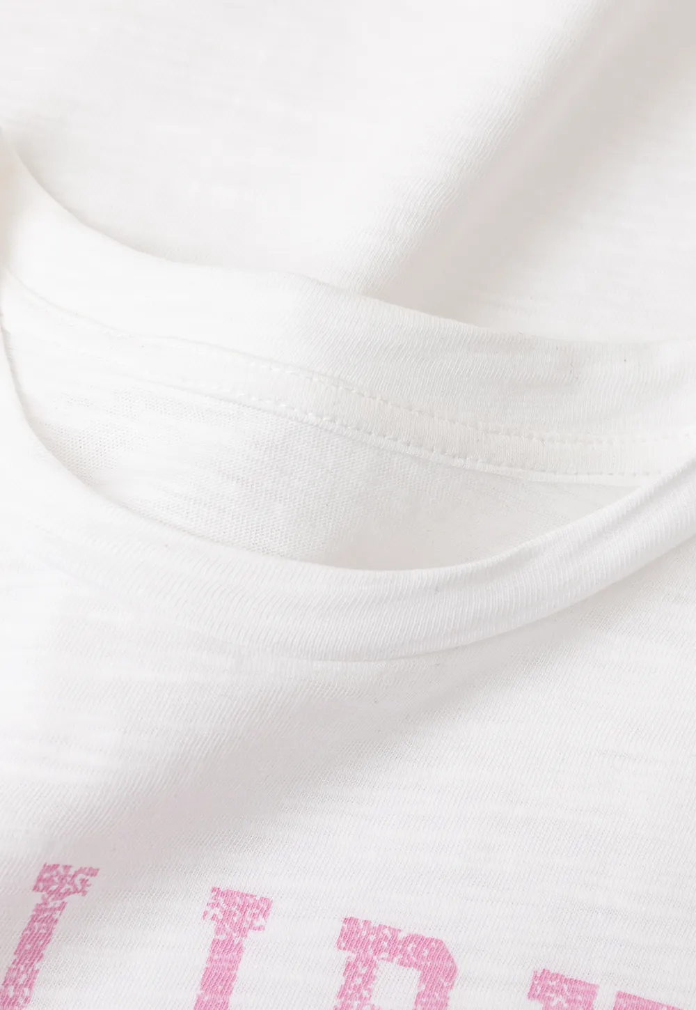 Cropped Graphic Print Short Sleeve Tshirt