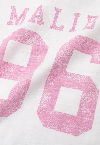 Cropped Graphic Print Short Sleeve Tshirt