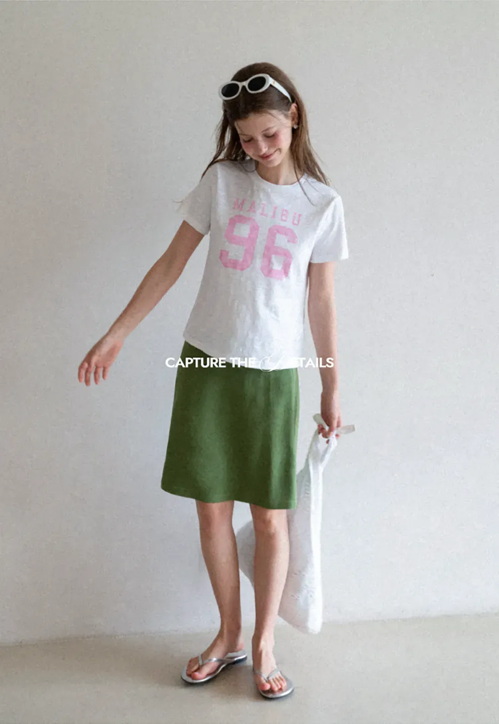 Cropped Graphic Print Short Sleeve Tshirt