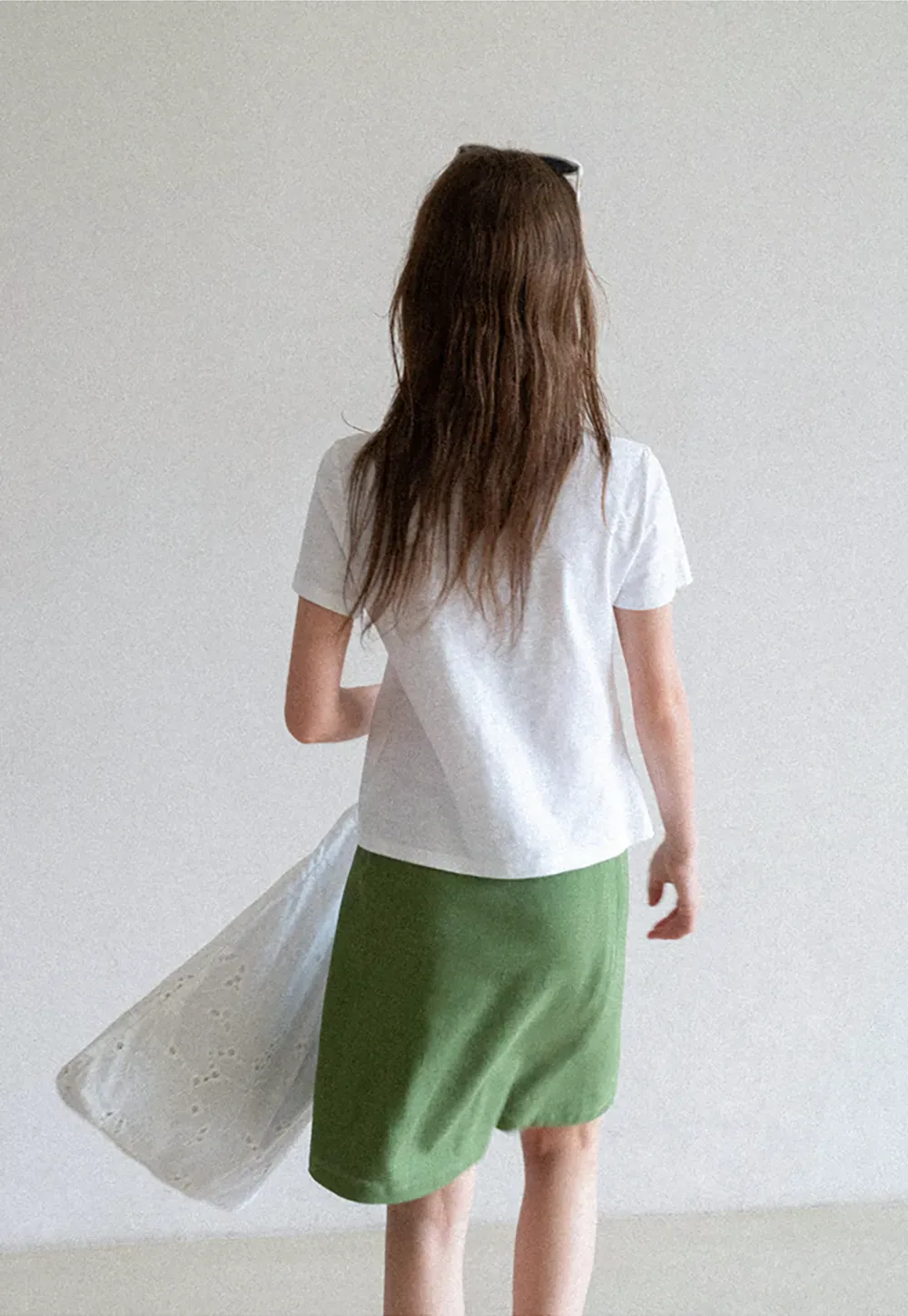 Cropped Graphic Print Short Sleeve Tshirt
