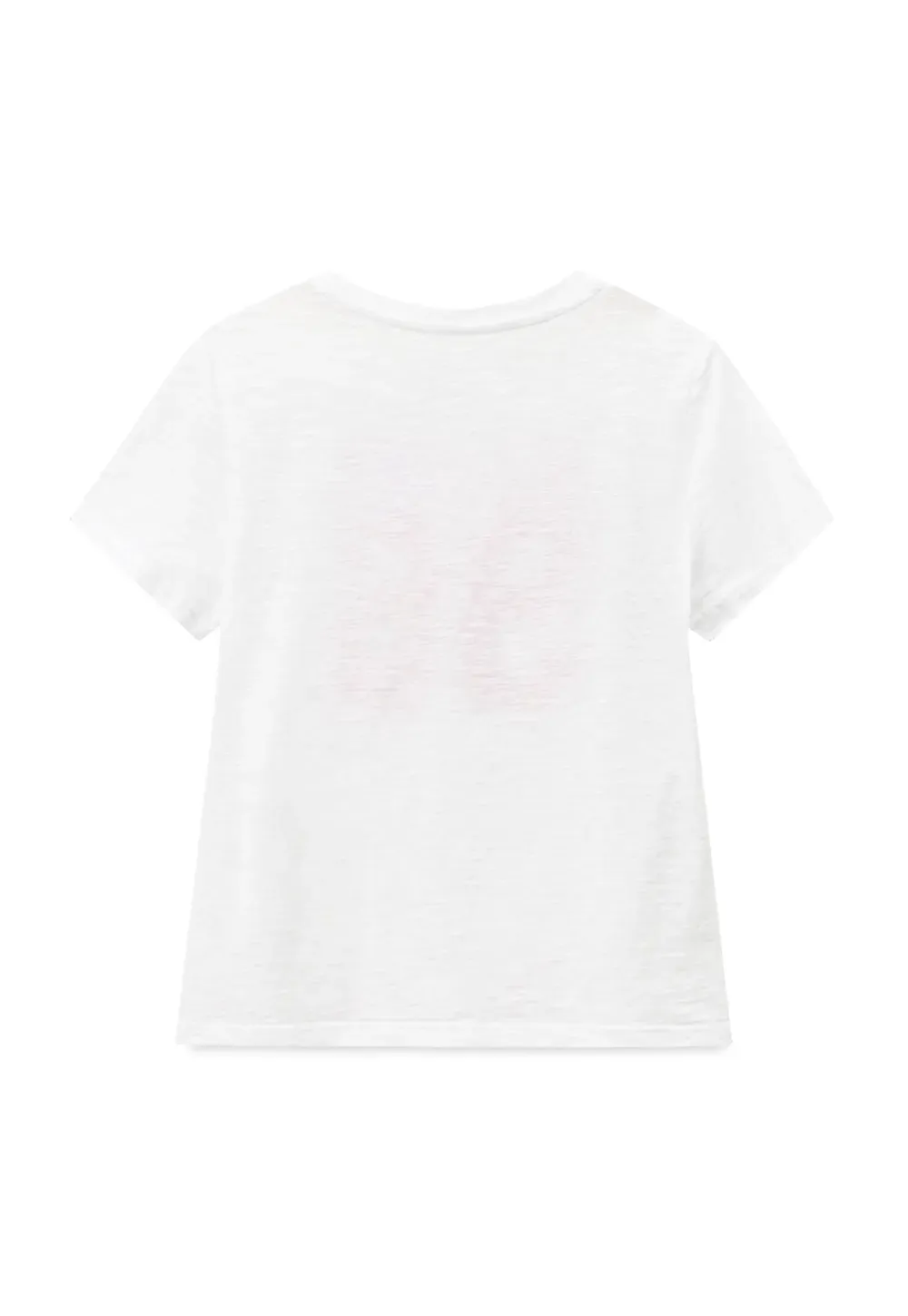 Cropped Graphic Print Short Sleeve Tshirt