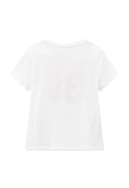 Cropped Graphic Print Short Sleeve Tshirt