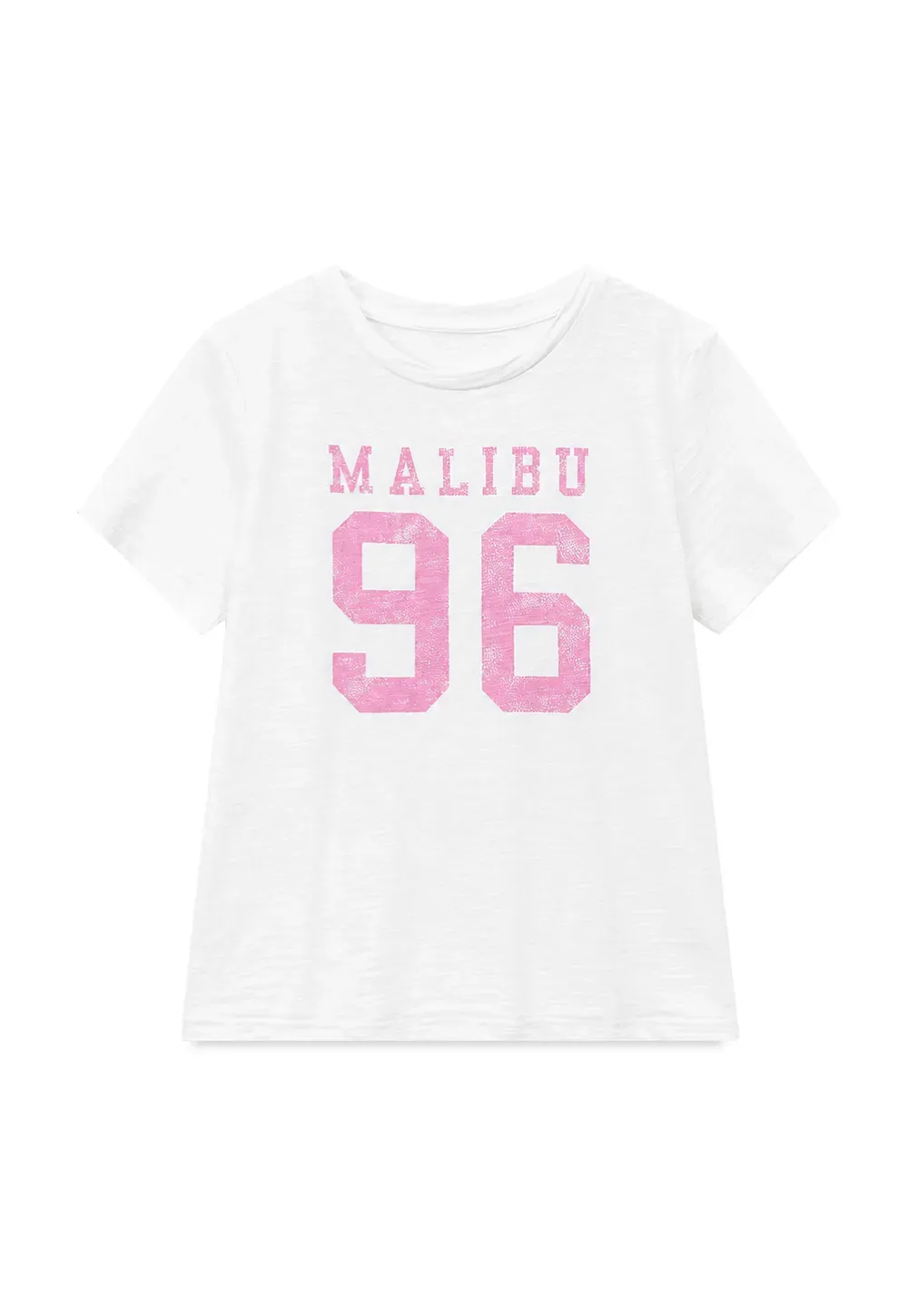 Cropped Graphic Print Short Sleeve Tshirt