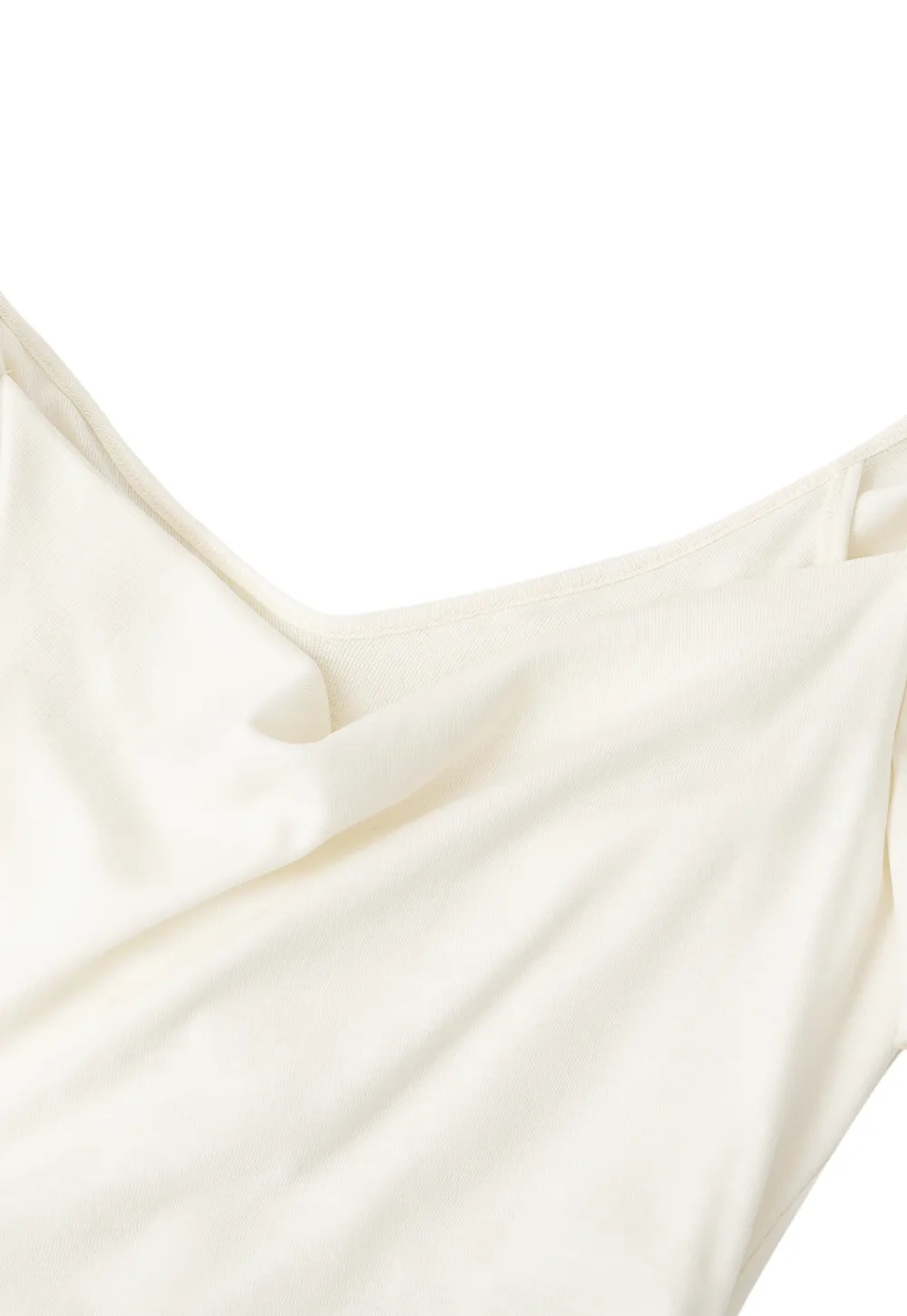 Ruffled Cap Sleeve Square Neck Draped Top