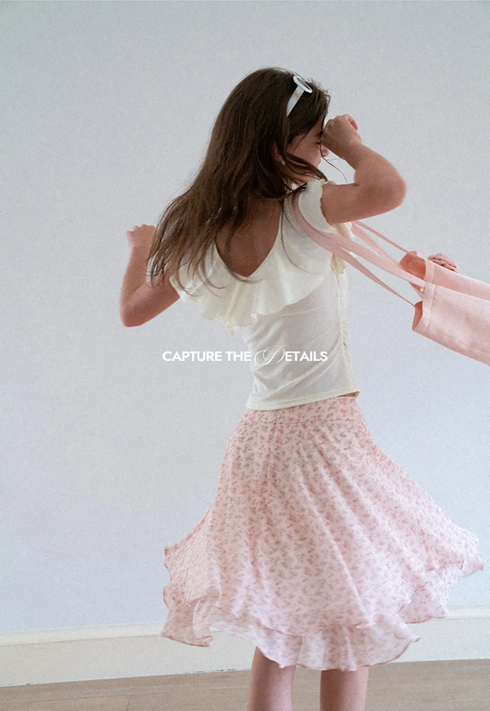 Ruffled Cap Sleeve Square Neck Draped Top