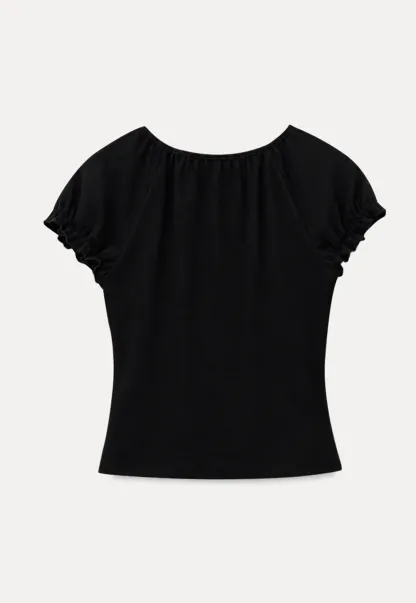 Short Sleeve Henley Neck Tshirt