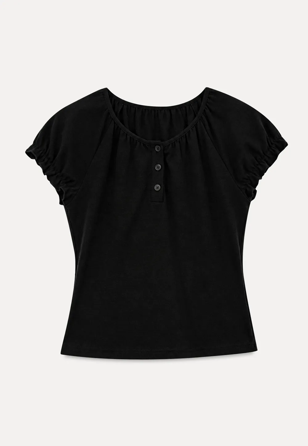 Short Sleeve Henley Neck Tshirt