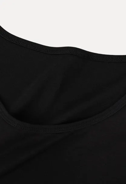 Back Cutout Bow Tie Cropped Tshirt