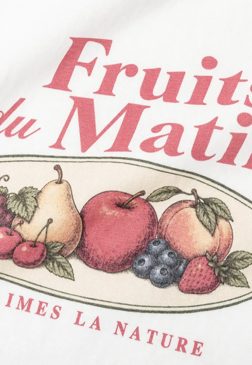 Cropped Graphic Print Tshirt