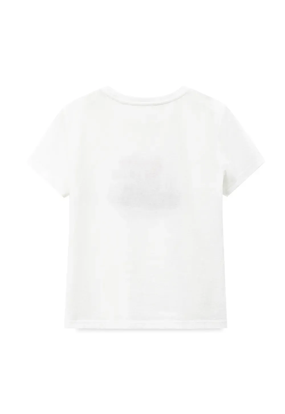 Cropped Graphic Print Tshirt