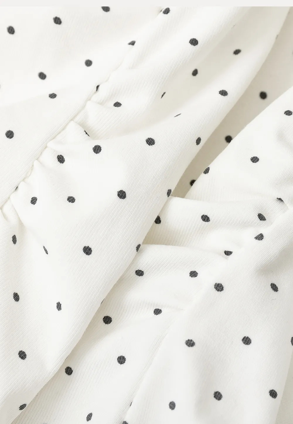 Polka Dot Embroidered Script Tee