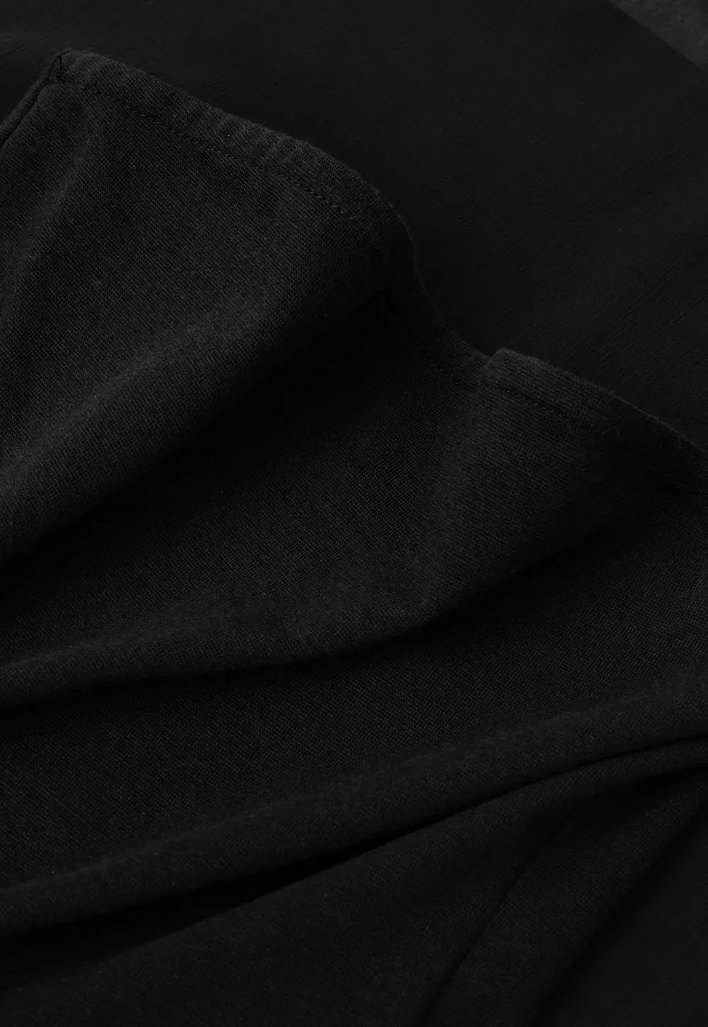 Asymmetrical Sheer Panel Off Shoulder T Shirt