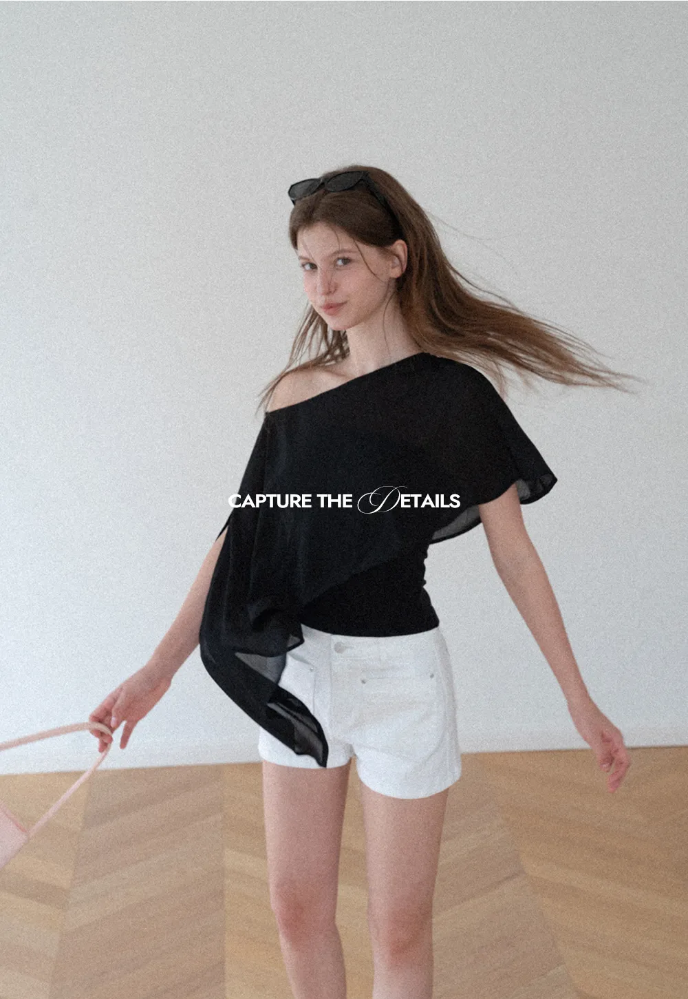 Asymmetrical Sheer Panel Off Shoulder T Shirt