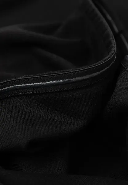 Asymmetrical Sheer Panel Off Shoulder T Shirt