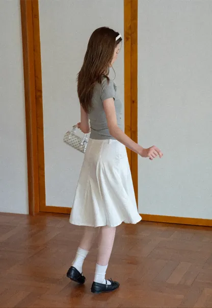 Ruffled V Neck Drawstring Short Sleeve T Shirt