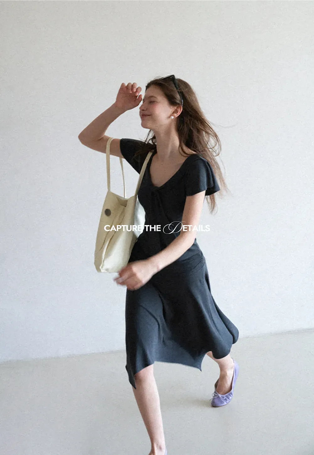 V Neck Tie Front Short Sleeve Top and Asymmetrical Hem Skirt