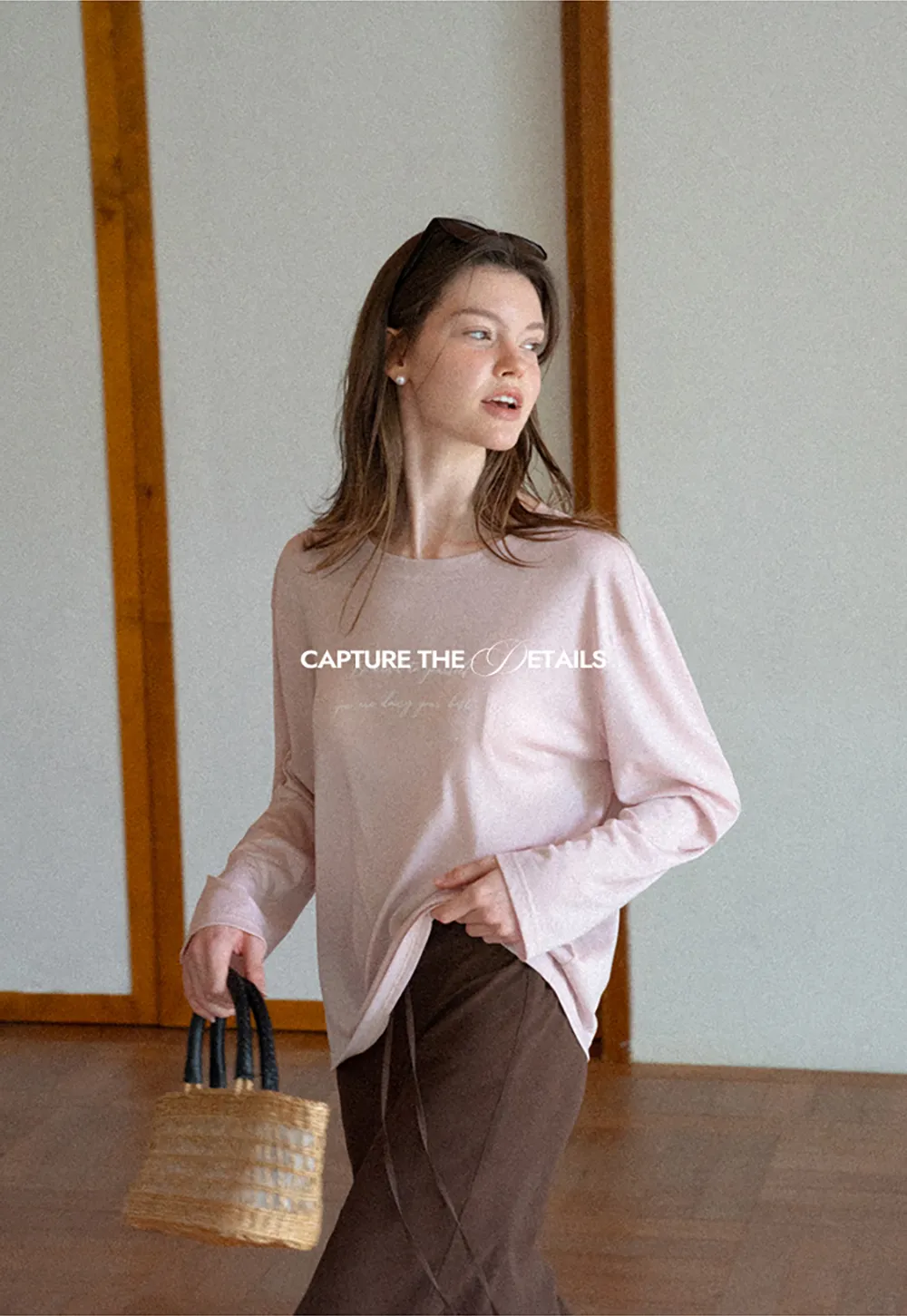 Twisted Front Cropped Long Sleeve T Shirt