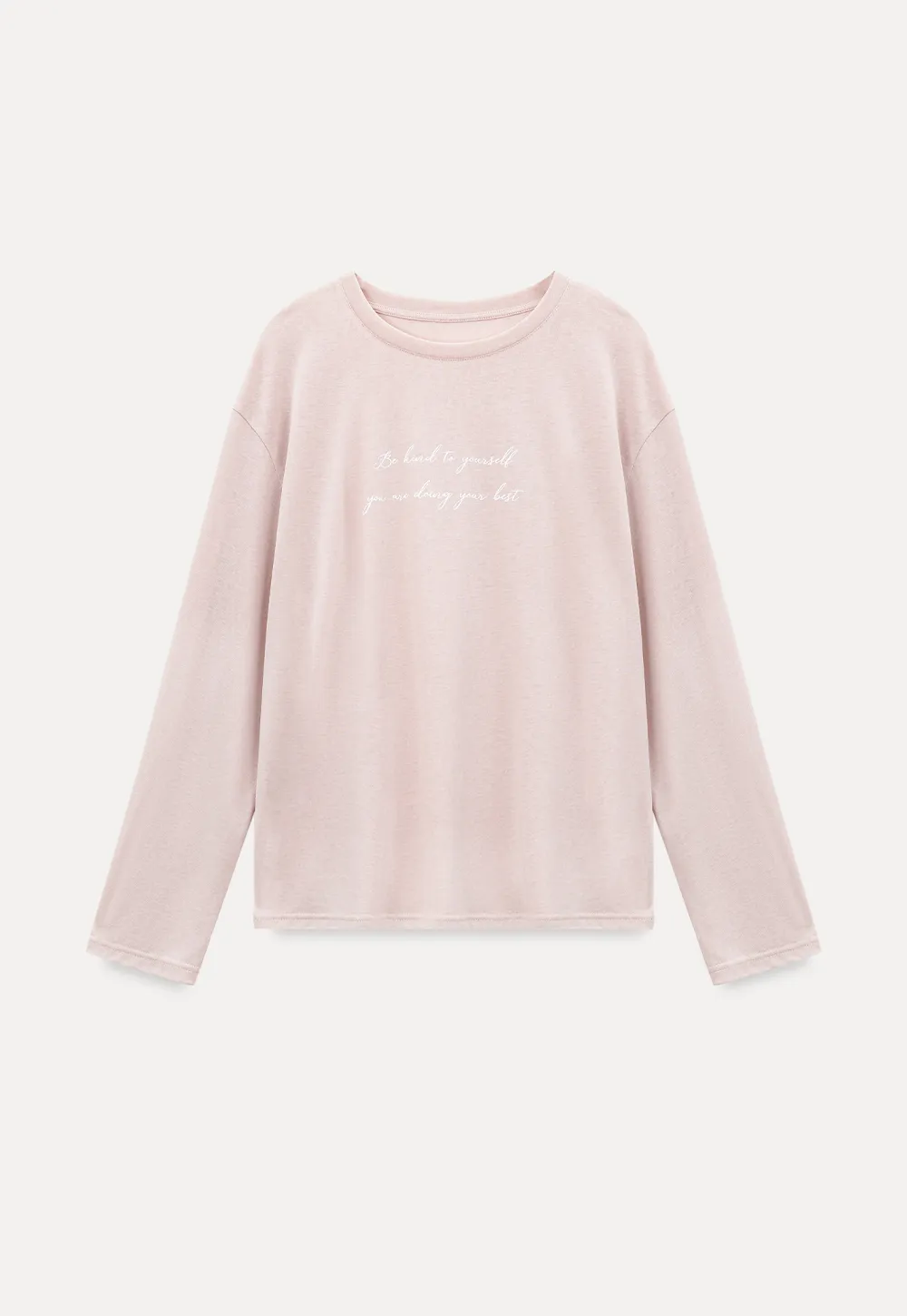 Twisted Front Cropped Long Sleeve T Shirt
