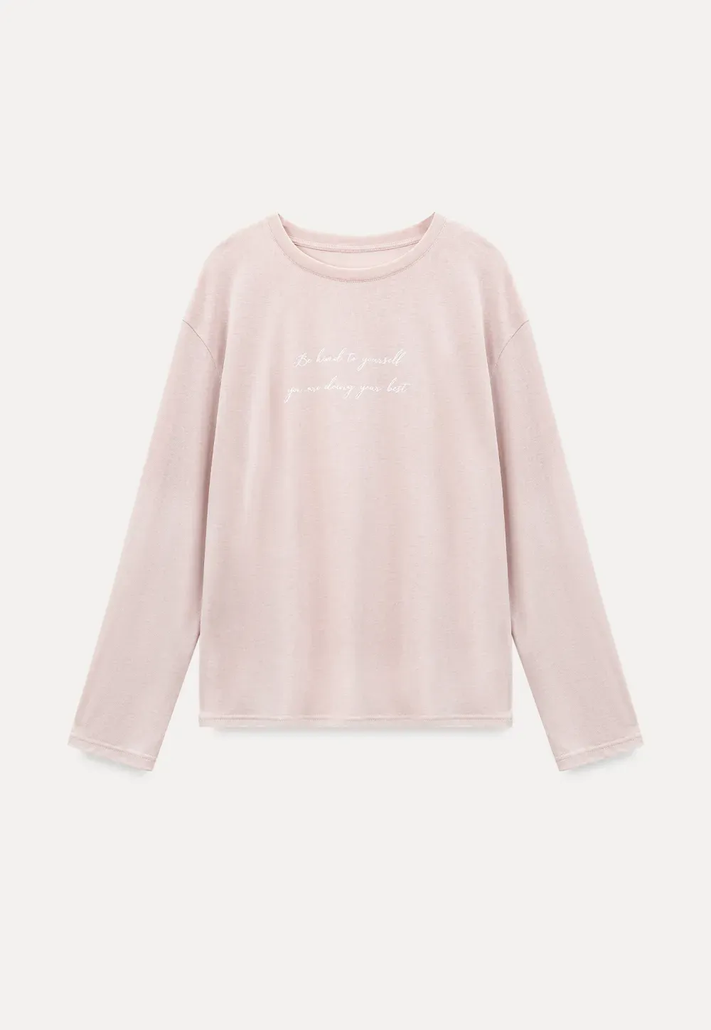 Twisted Front Cropped Long Sleeve T Shirt
