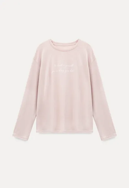 Twisted Front Cropped Long Sleeve T Shirt
