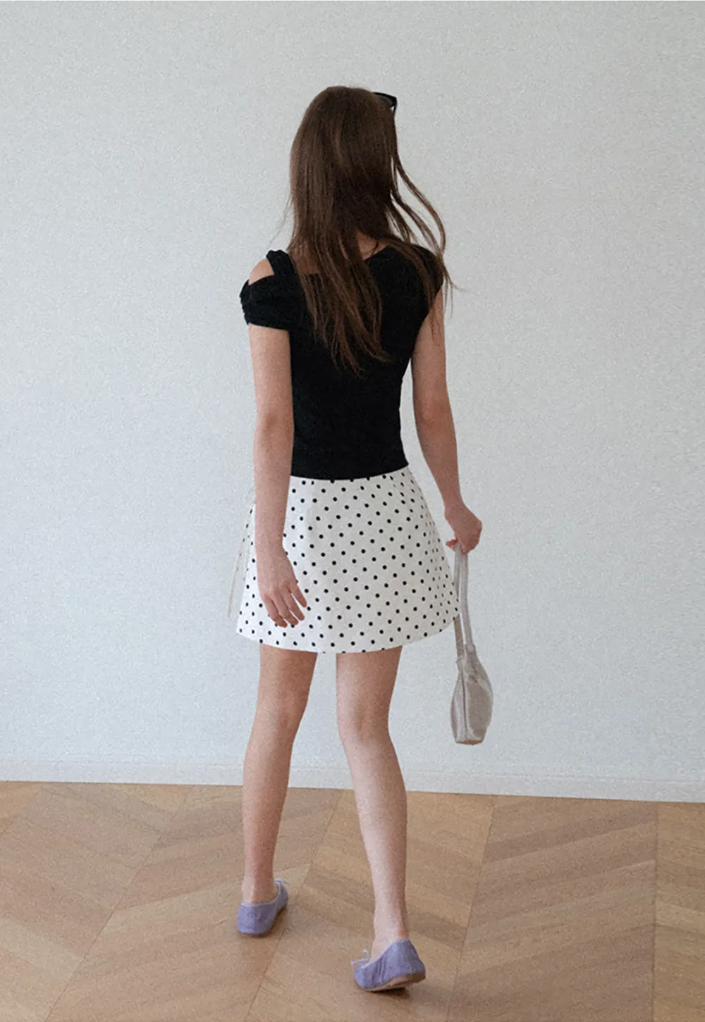 Asymmetrical One Shoulder Ruched Top