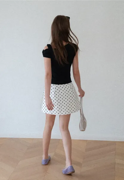Asymmetrical One Shoulder Ruched Top