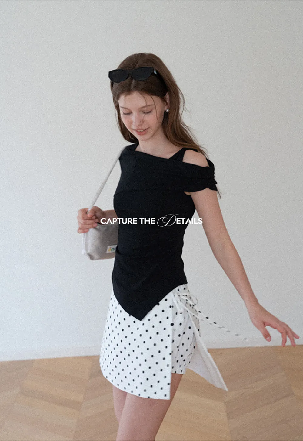 Asymmetrical One Shoulder Ruched Top