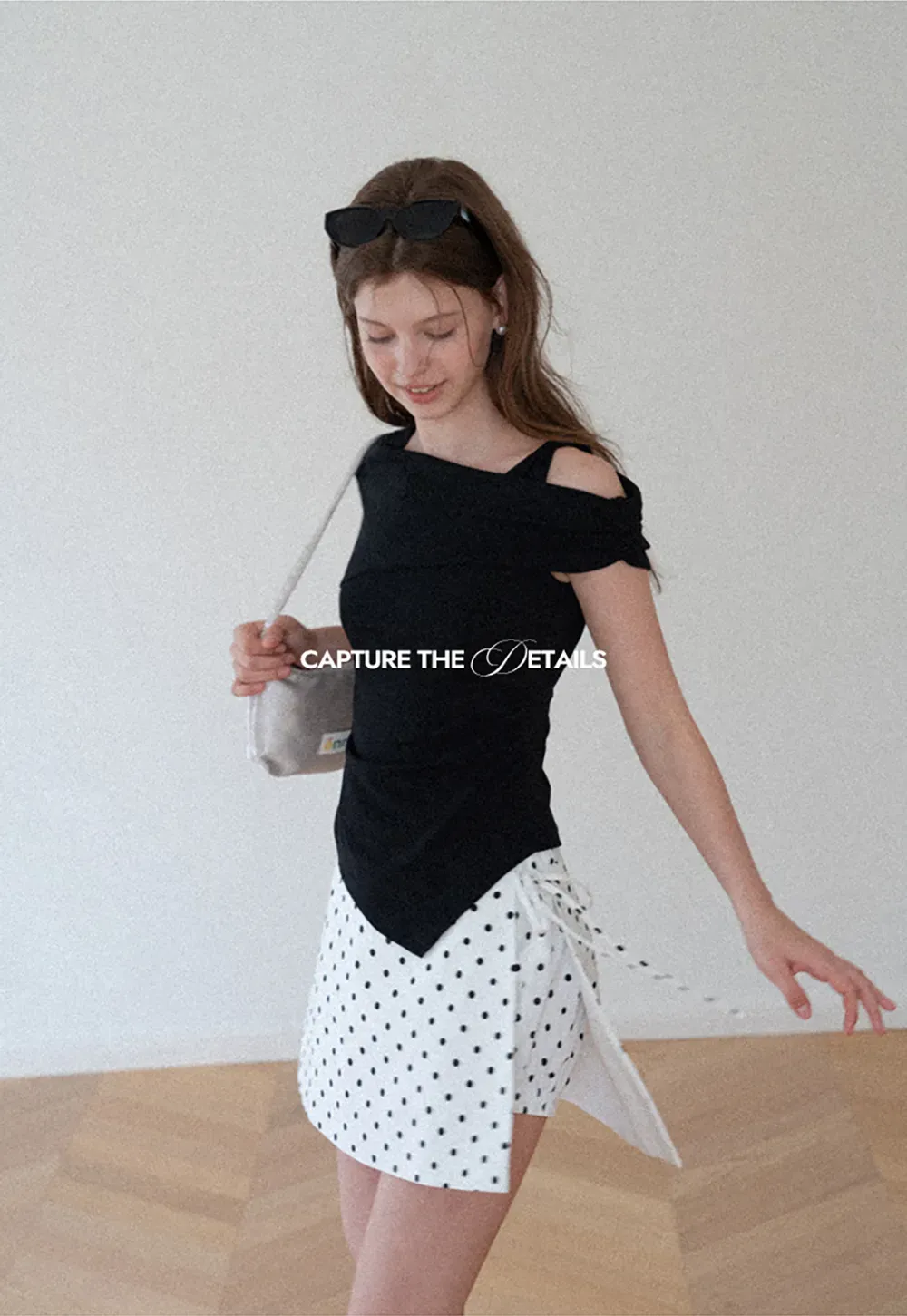Asymmetrical One Shoulder Ruched Top