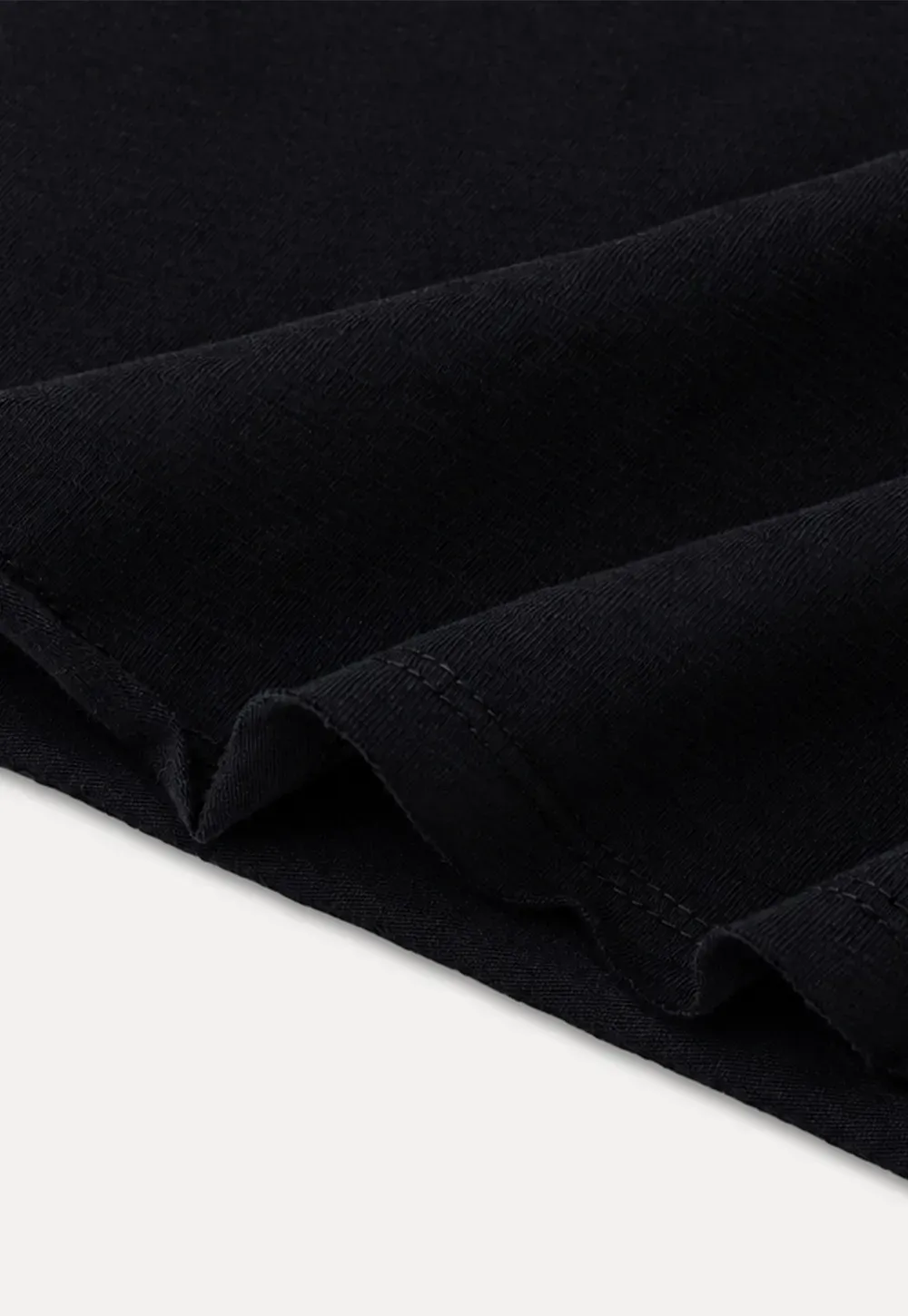 T-shirt court avec détail de nœud sur le côté