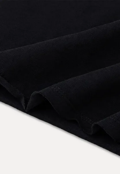 T-shirt court avec détail de nœud sur le côté