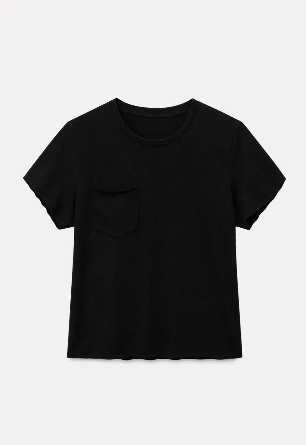 T-shirt court avec détail de nœud sur le côté