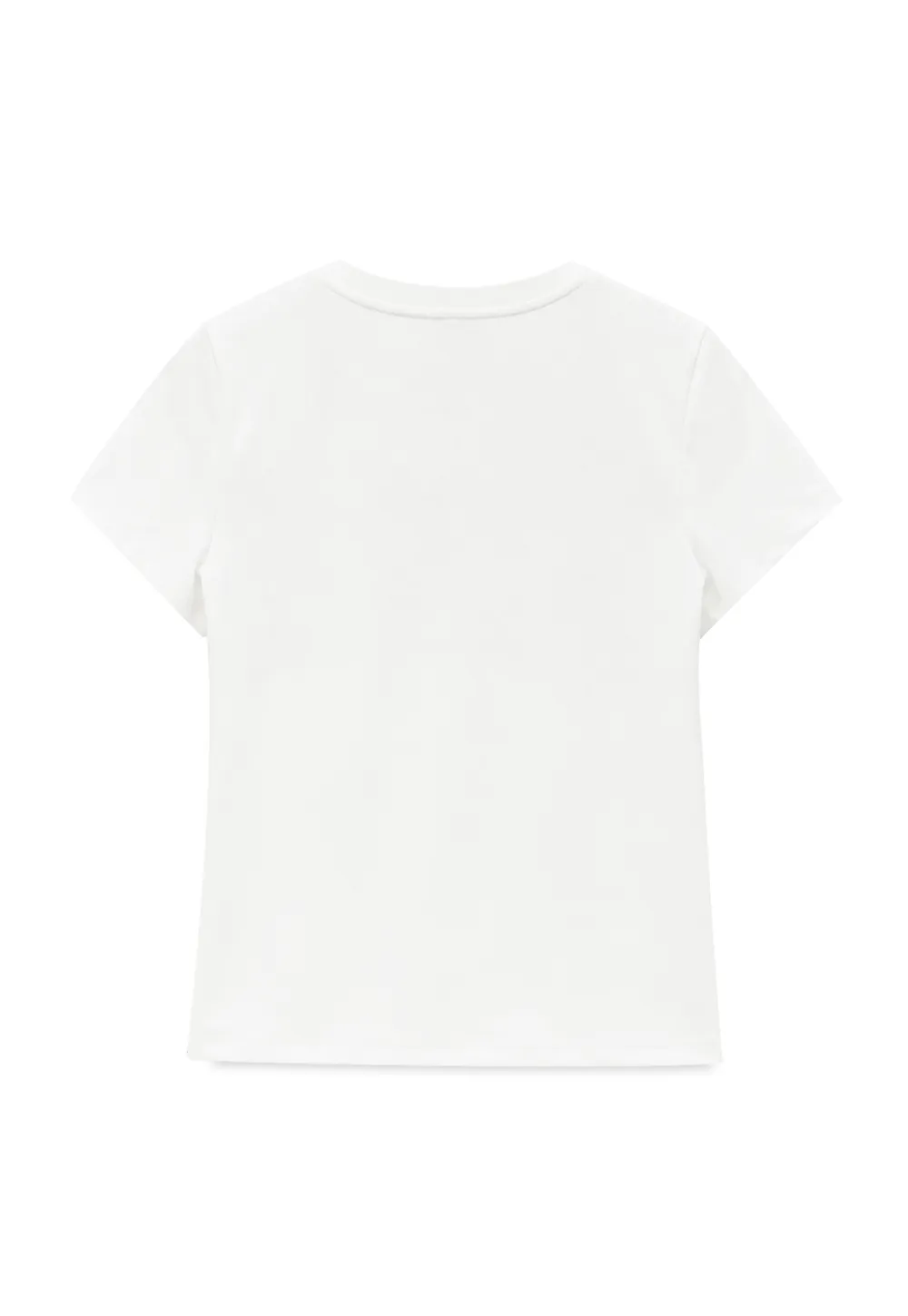 Floral Print Short Sleeve Crew Neck Tshirt