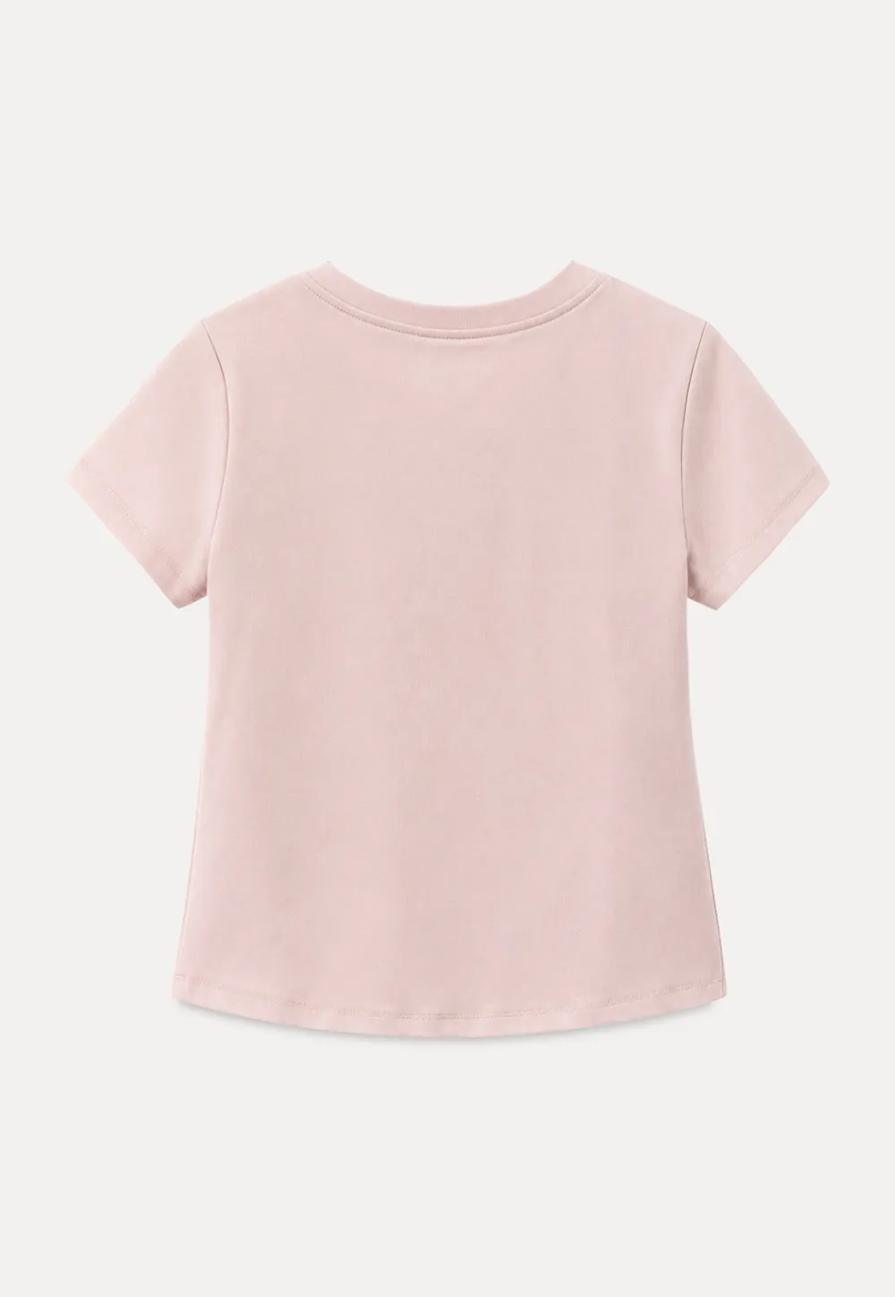 T-shirt à manches courtes et col rond coupe ajustée