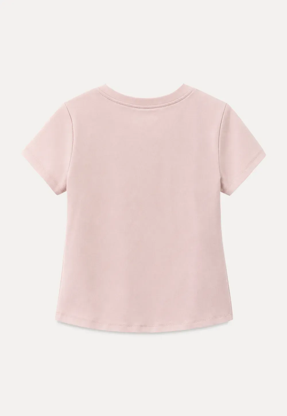 T-shirt à manches courtes et col rond coupe ajustée