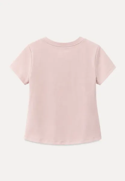 T-shirt à manches courtes et col rond coupe ajustée