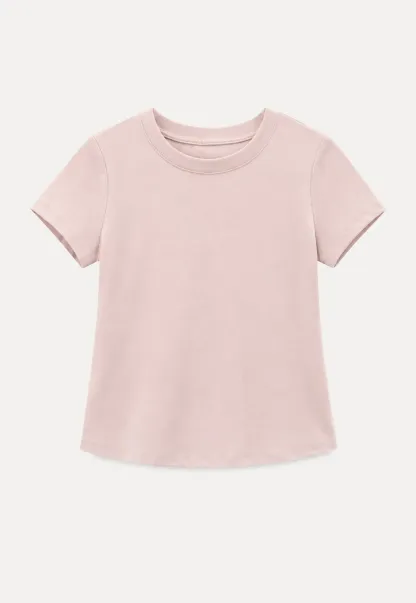 T-shirt à manches courtes et col rond coupe ajustée
