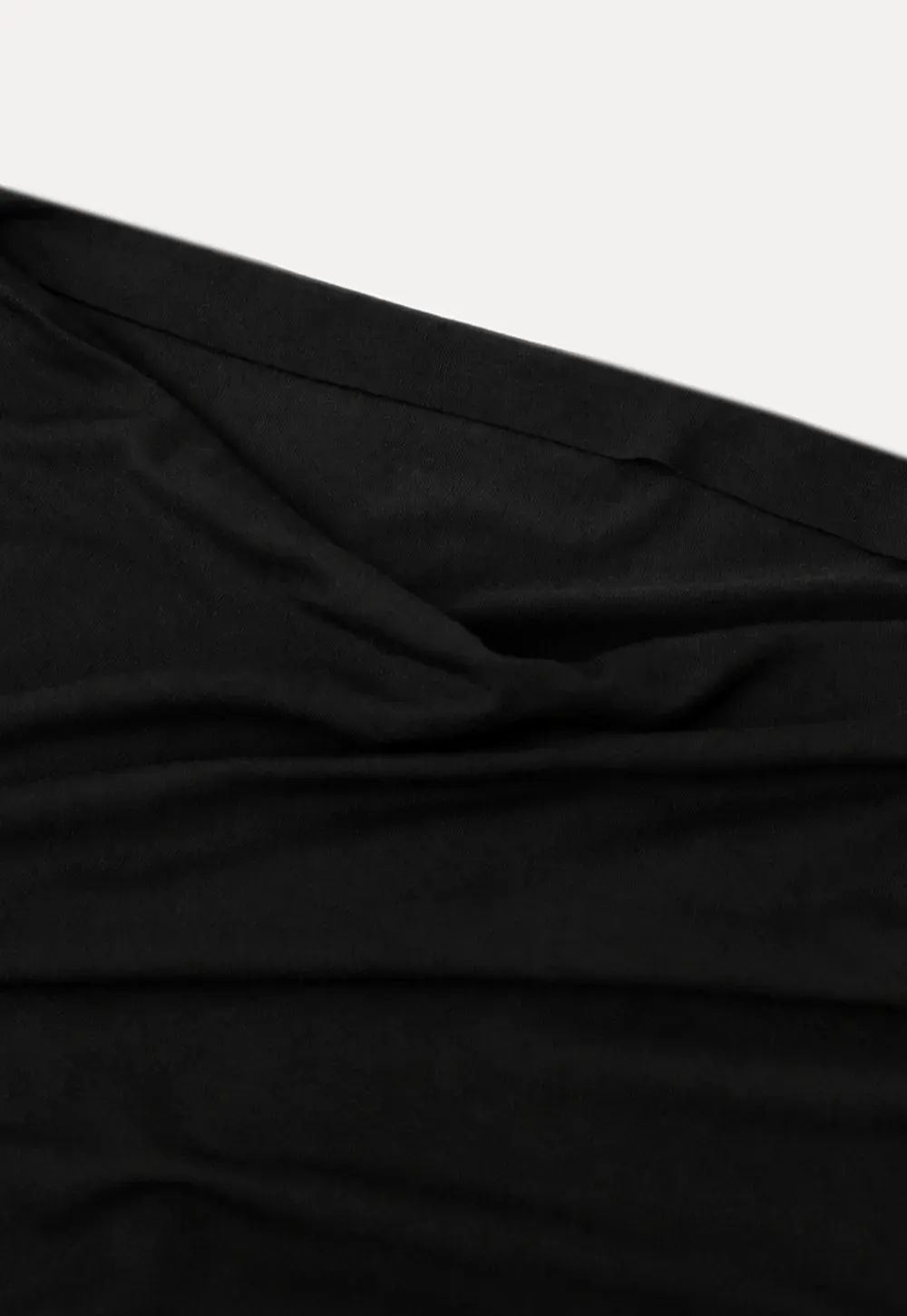 Asymmetrical Cutout Neck Short Sleeve Top
