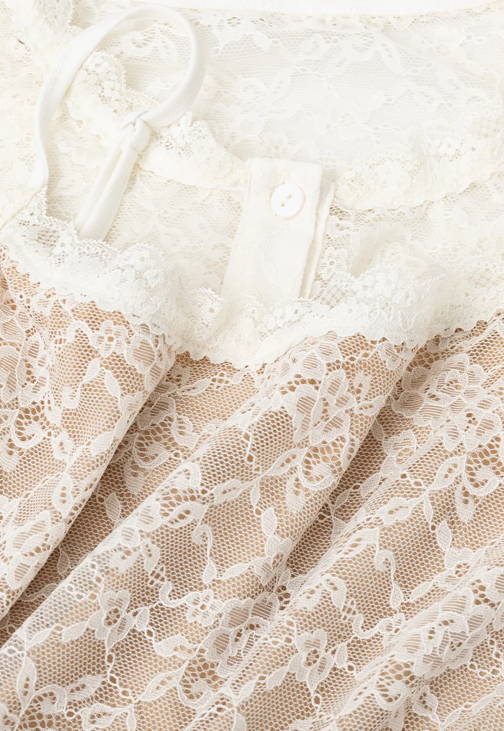 Lace Trim Cropped Long Sleeve Knit Top