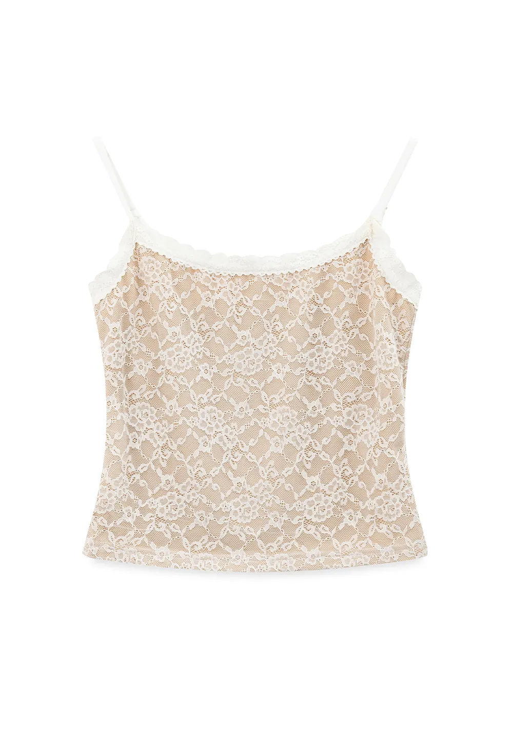 Lace Trim Cropped Long Sleeve Knit Top